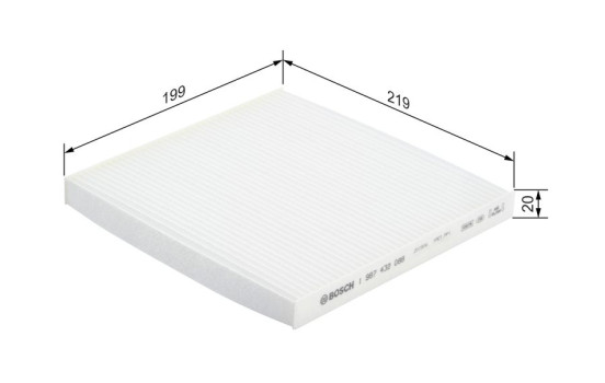 Filter, interior air M2088 Bosch, Image 5