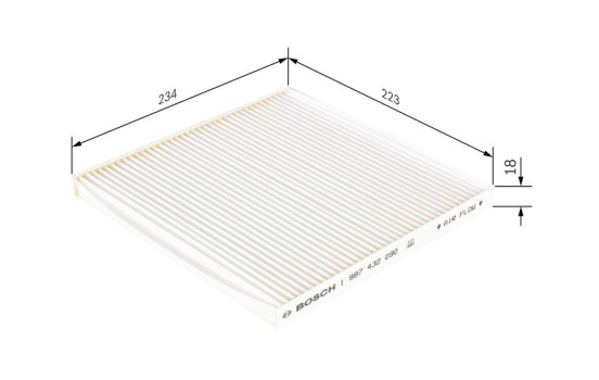 Filter, interior air M2090 Bosch, Image 5