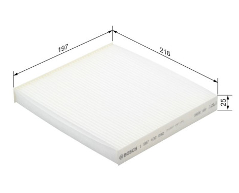 Filter, interior air M2092 Bosch, Image 9