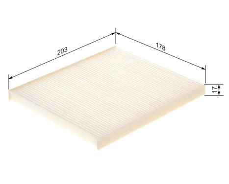 Filter, interior air M2106 Bosch, Image 9