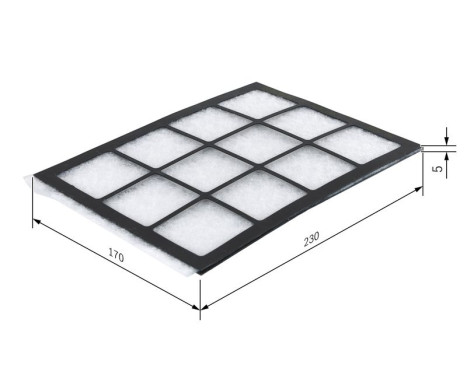 Filter, interior air M2108 Bosch, Image 5