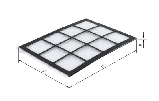 Filter, interior air M2108 Bosch, Image 4