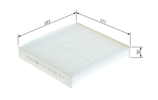 Filter, interior air M2115 Bosch, Image 9