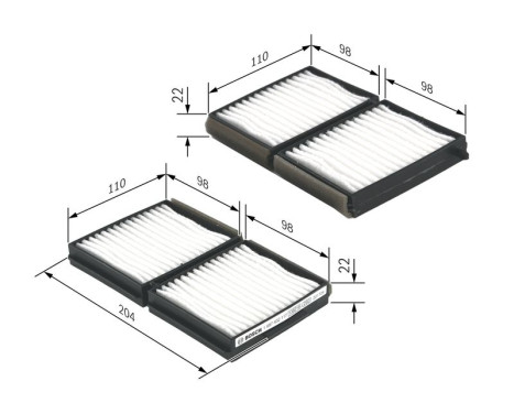 Filter, interior air M2117 Bosch, Image 9