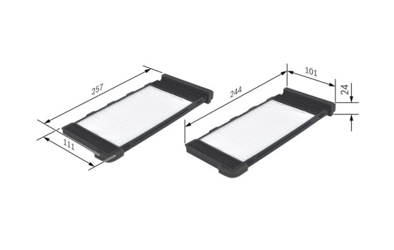 Filter, interior air M2118 Bosch, Image 5