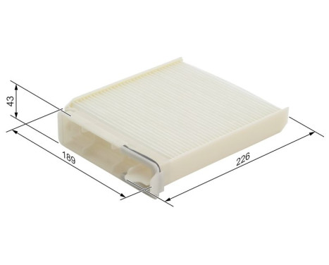 Filter, interior air M2120 Bosch, Image 5