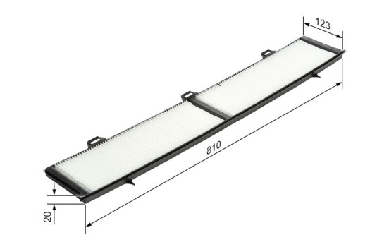 Filter, interior air M2124 Bosch, Image 10