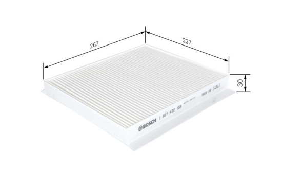 Filter, interior air M2158 Bosch, Image 5