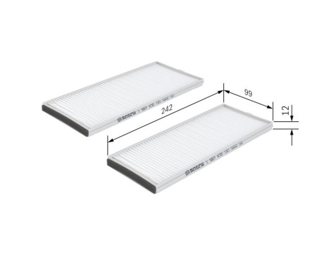 Filter, interior air M2161 Bosch, Image 9