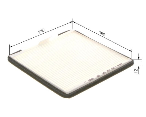Filter, interior air M2164 Bosch, Image 9