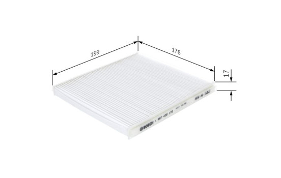 Filter, interior air M2172 Bosch