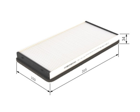 Filter, interior air M2200 Bosch, Image 9