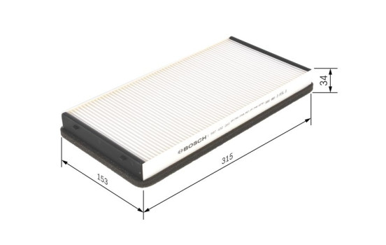 Filter, interior air M2200 Bosch, Image 5