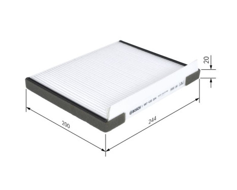 Filter, interior air M2204 Bosch, Image 9