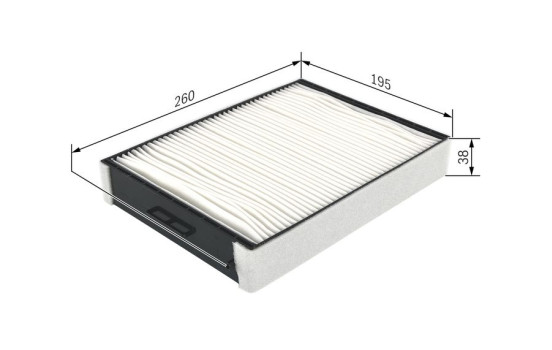 Filter, interior air M2256 Bosch, Image 4