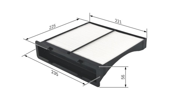 Filter, interior air M2262 Bosch, Image 9