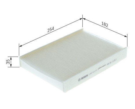 Filter, interior air M2272 Bosch, Image 9