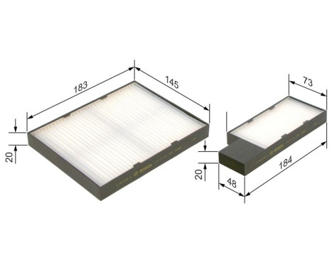 Filter, interior air M2276 Bosch, Image 9