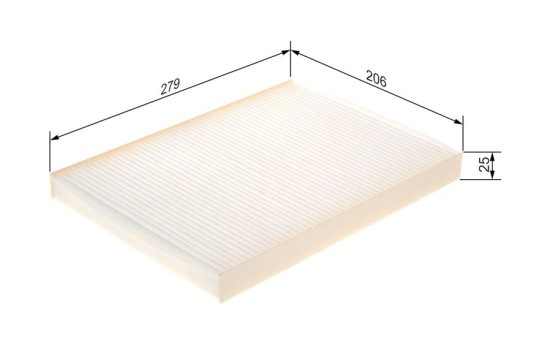 Filter, interior air M2808 Bosch, Image 5