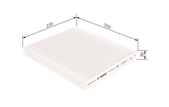 Filter, interior air M5027 Bosch, Image 5