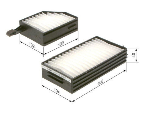 Filter, interior air M5043 Bosch, Image 9