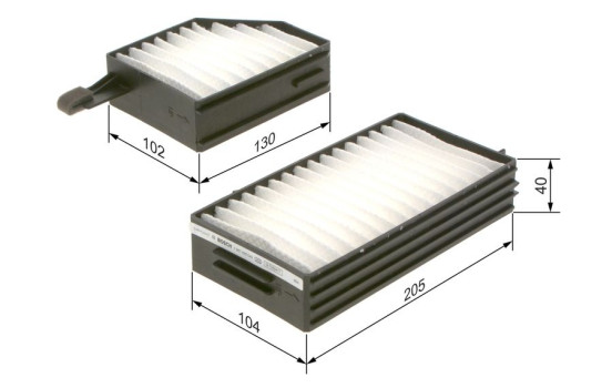 Filter, interior air M5043 Bosch, Image 7