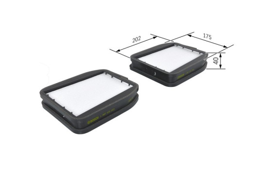 Filter, interior air M5053 Bosch, Image 9