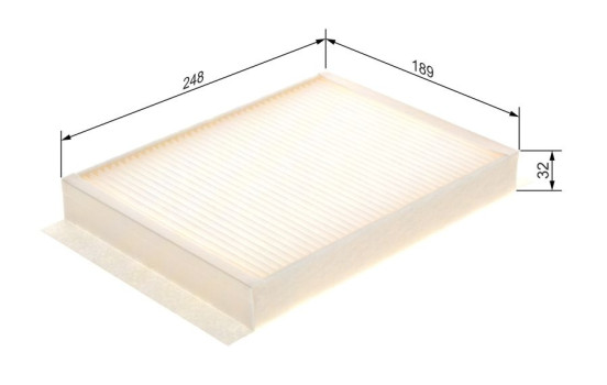 Filter, interior air M5058 Bosch, Image 8