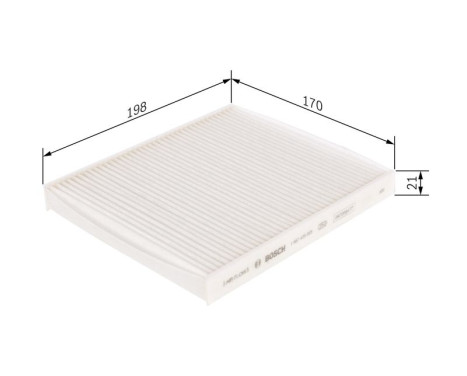 Filter, interior air M5065 Bosch, Image 9