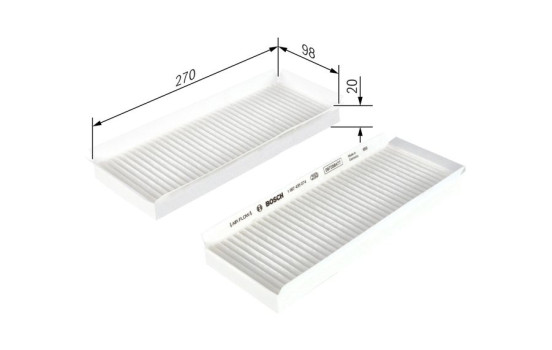 Filter, interior air M5074 Bosch, Image 9