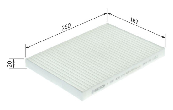 Filter, interior air M5075 Bosch, Image 9