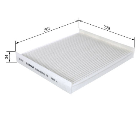 Filter, interior air M5078 Bosch, Image 9
