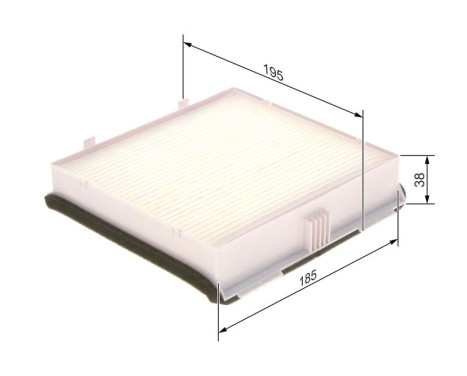 Filter, interior air M5111 Bosch, Image 9