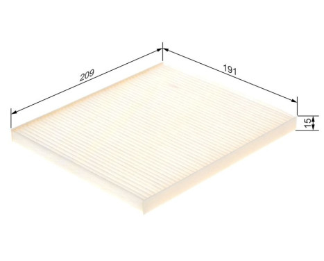 Filter, interior air M5114 Bosch, Image 9