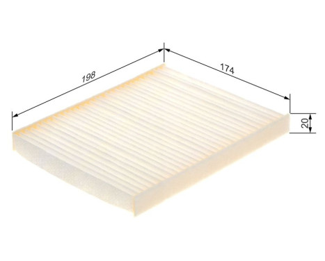 Filter, interior air M5128 Bosch, Image 9