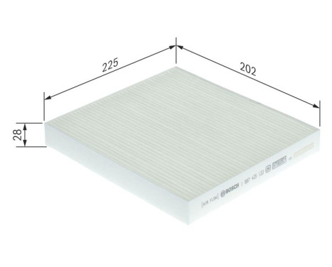 Filter, interior air M5133 Bosch, Image 9