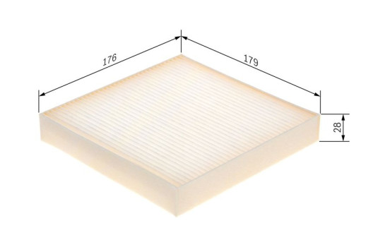 Filter, interior air M5134 Bosch, Image 9