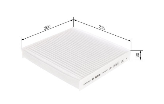 Filter, interior air M5517 Bosch, Image 5