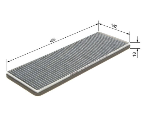 Filter, interior air R2310 Bosch, Image 9