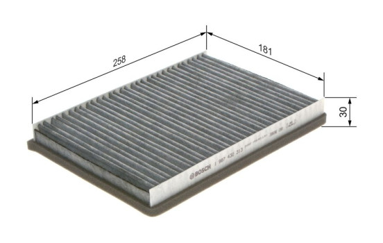 Filter, interior air R2313 Bosch, Image 9