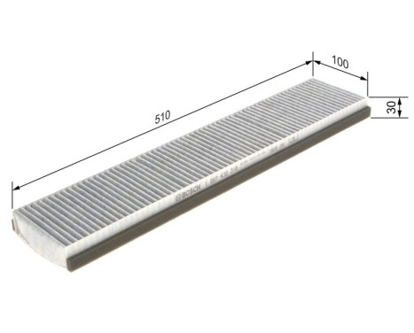 Filter, interior air R2318 Bosch, Image 9