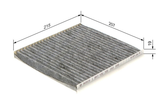 Filter, interior air R2320 Bosch, Image 7