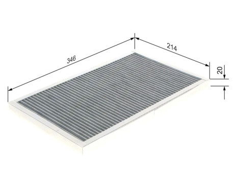 Filter, interior air R2333 Bosch, Image 9