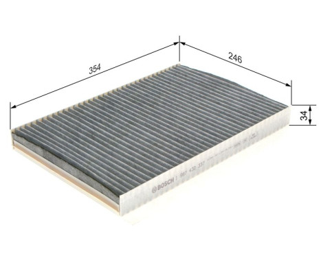 Filter, interior air R2337 Bosch, Image 9