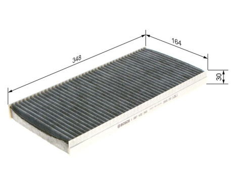 Filter, interior air R2345 Bosch, Image 9