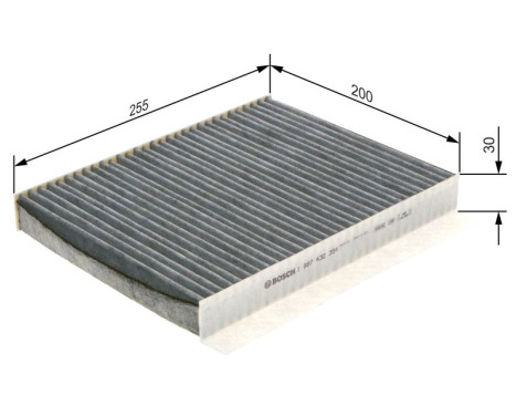 Filter, interior air R2354 Bosch, Image 9