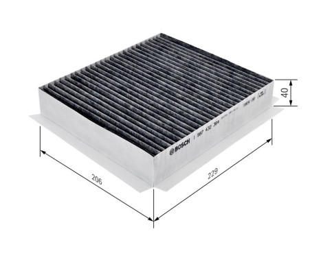 Filter, interior air R2364 Bosch, Image 9