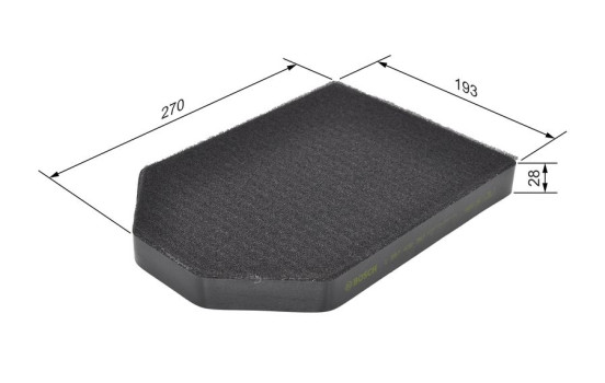 Filter, interior air R2367 Bosch, Image 7