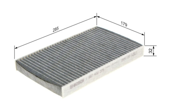 Filter, interior air R2379 Bosch, Image 9