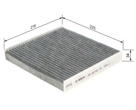 Filter, interior air R2383 Bosch, Image 9